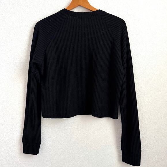 Beyond Yoga Free Style Black V-Neck Pullover Size Small Lightweight Made in USA - Picture 2 of 7